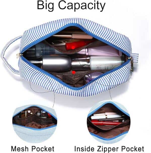 A Large Bag With Many Compartments And Zippers