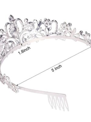 A tiara with a comb on top of it.