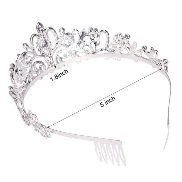 A tiara with a comb on top of it.