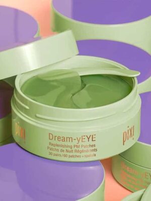 A close up of a jar of cream eye makeup