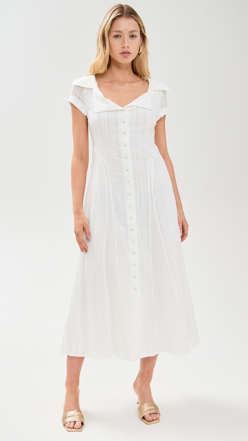 19 Of The Best Dresses For Engagement Photos  15 Cult Gaia Jeanie Dress - Babes Engaged