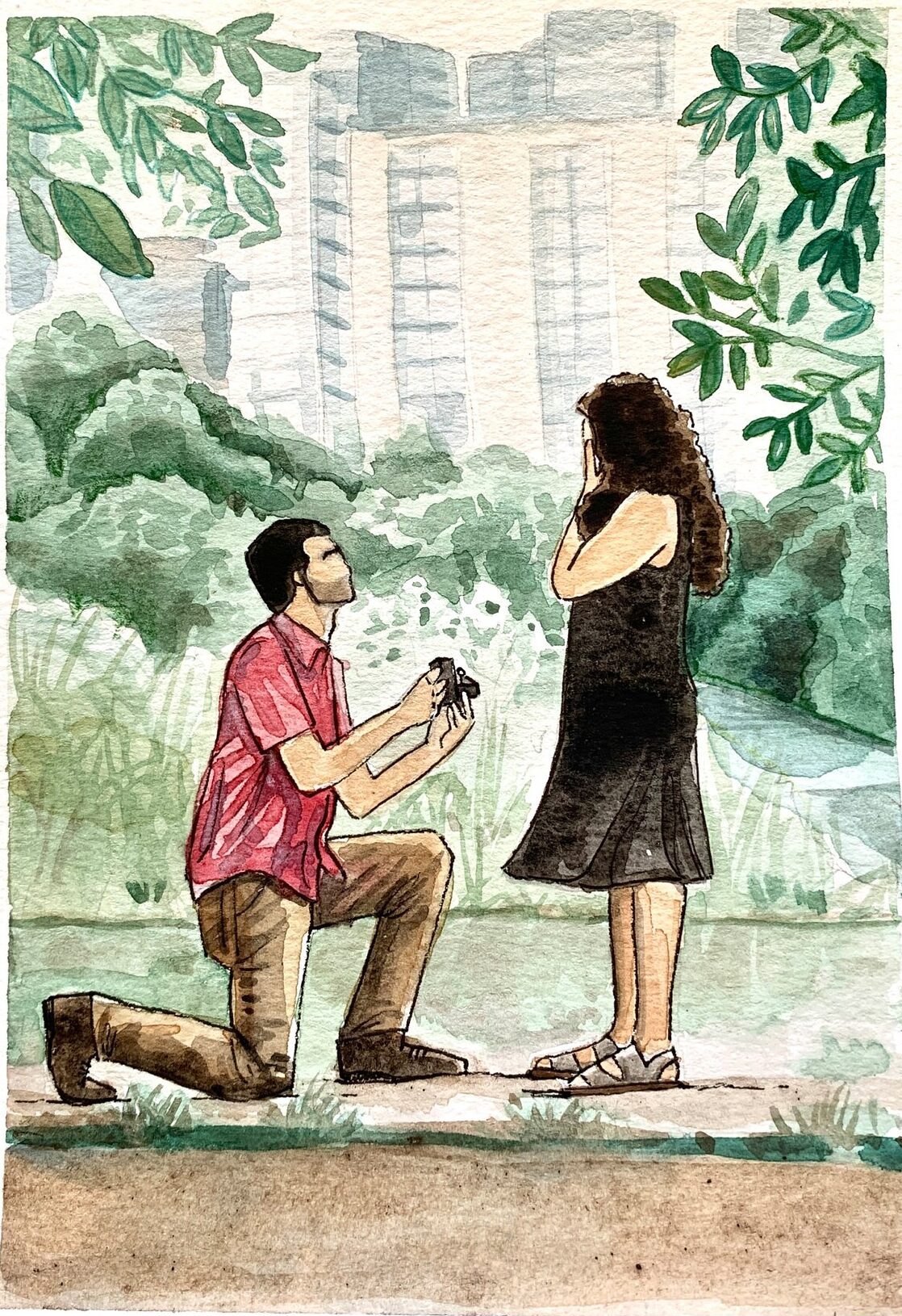What To Give As An Engagement Gift: 13 Ideas That Will Make You Stand Out 3 Emily Elizabeth Co Art Painting