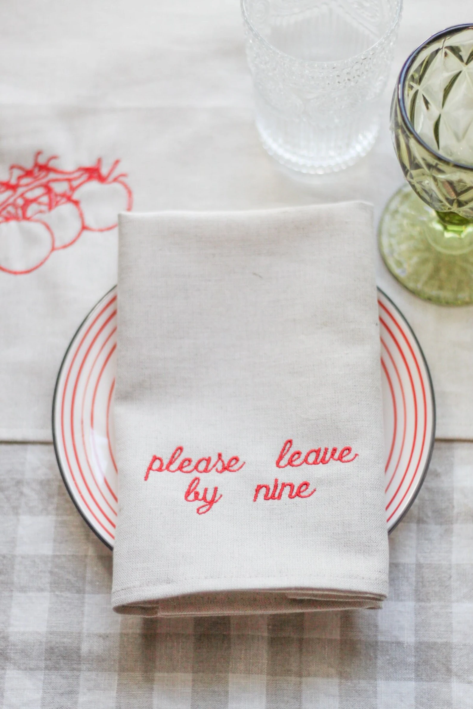 Personalized Linen Napkins