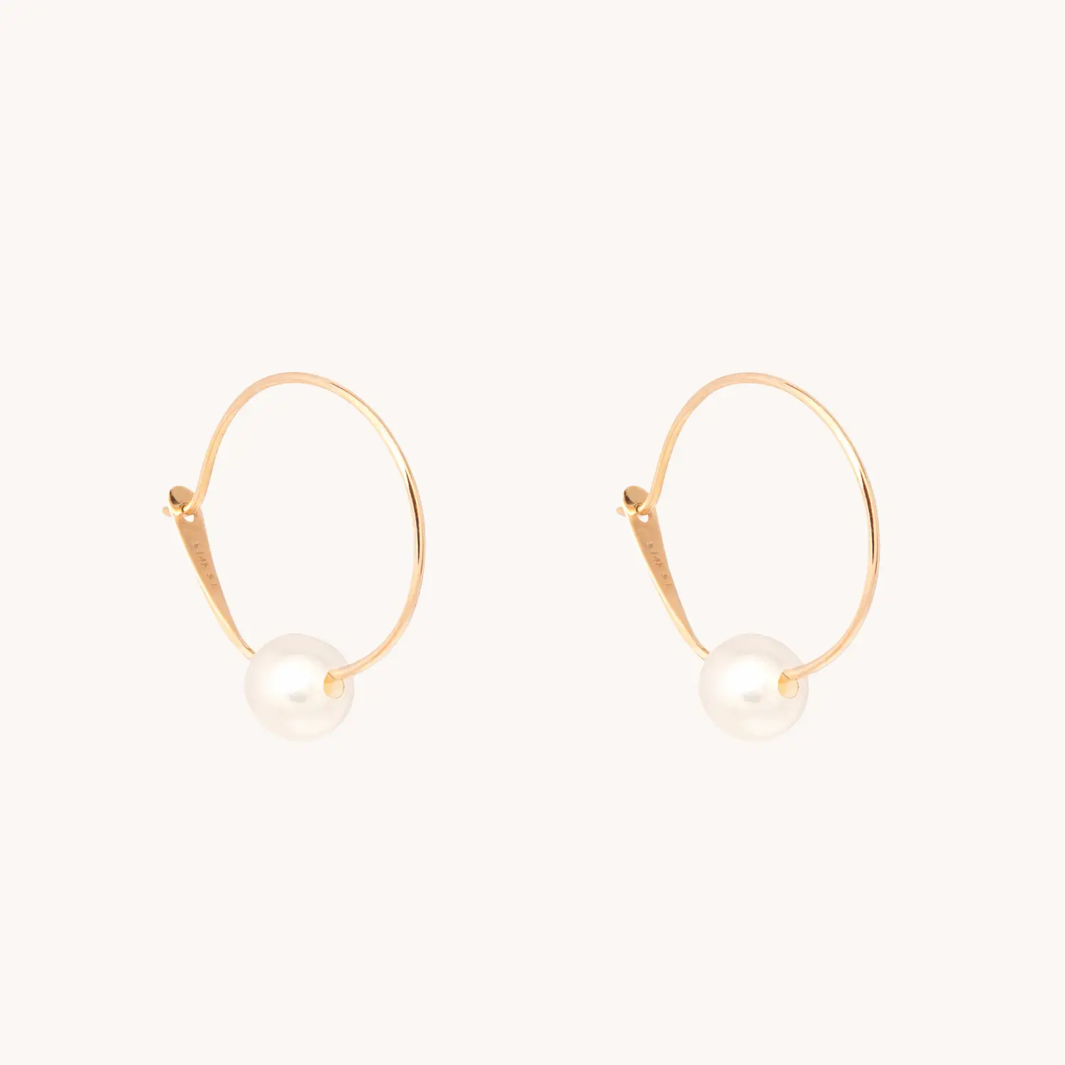Pearl earrings